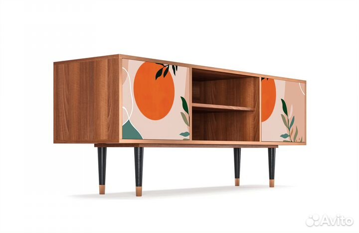 Тв-тумба T2 - Орех - Artwork