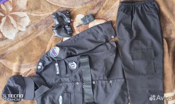 Детская форма полицейского