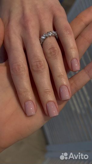 Маникюр наращивание ногтей
