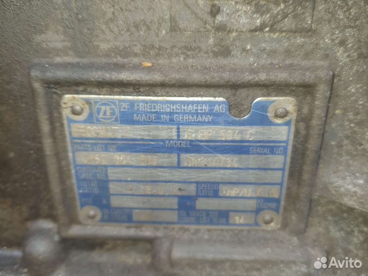 АКПП Zf 6hp504c