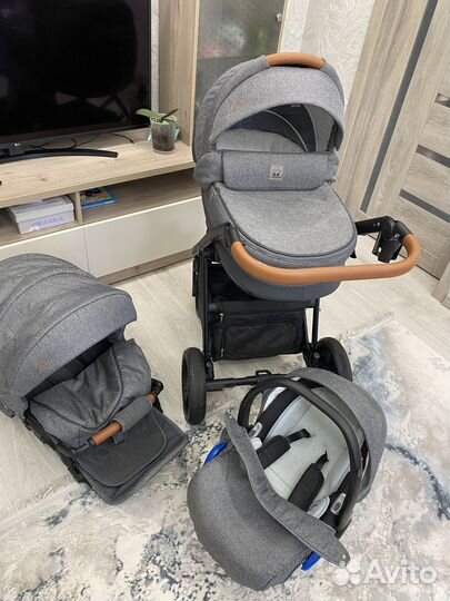 Коляска camarelo 3 в 1