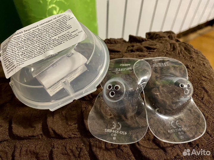 Накладки селиконовые Avent