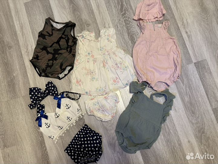 Модный боди и платье для девочки next