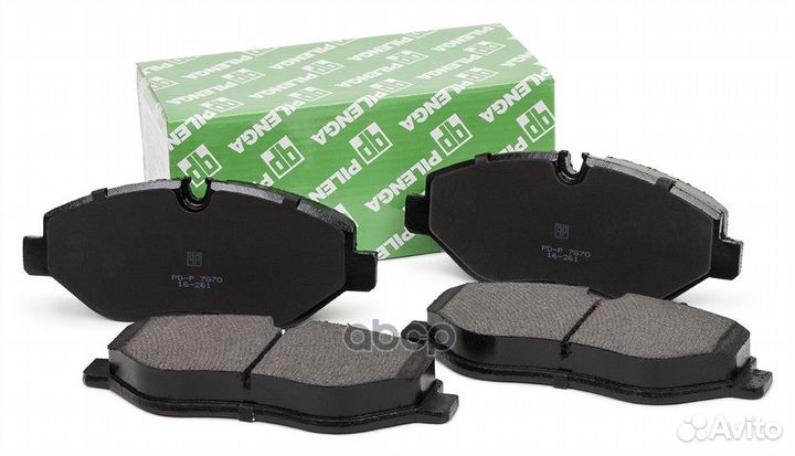 Колодки тормозные дисковые перед, прав, лев