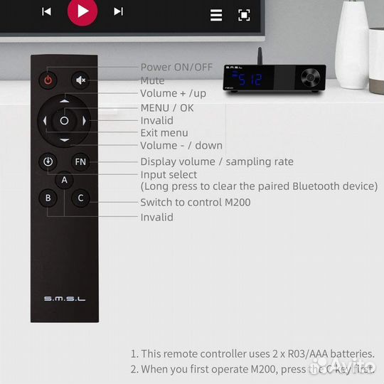 Цап smsl M200 Black