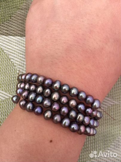 Жемчуг натуральный бусины