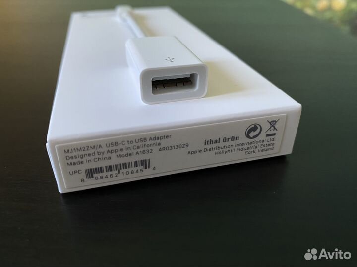 Адаптер Apple USB Type-C - USB (Оригинал)