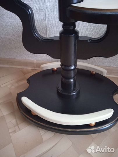 Подставка для цветов напольная деревянная