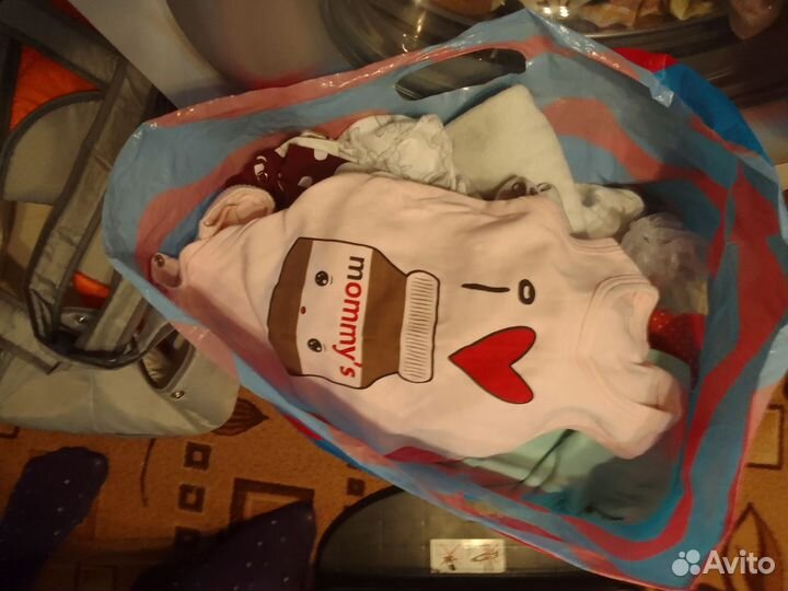 Вещи пакетом для девочки от 0 до 6 месяцев