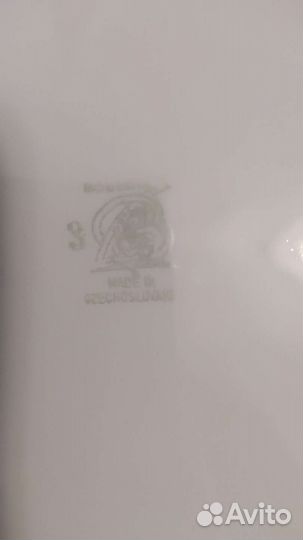 Чайно- столовый сервиз 6 персон Богемия Чехия 54шт