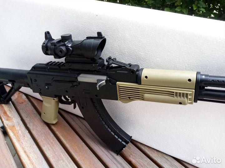 Орбизный автомат ак74М орбиган черно-зеленый