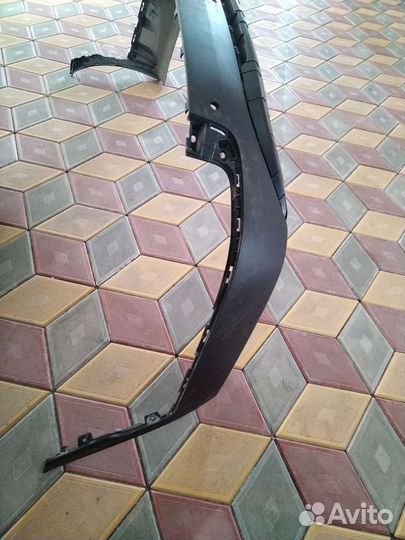 Юбка заднего бампера Hyundai polisad