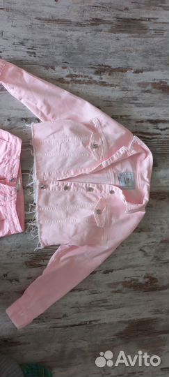 Джинсовый костюм для девочки 152-158