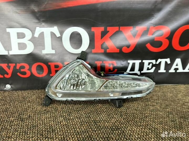 Птф туманка передний левый Hyundai Solaris