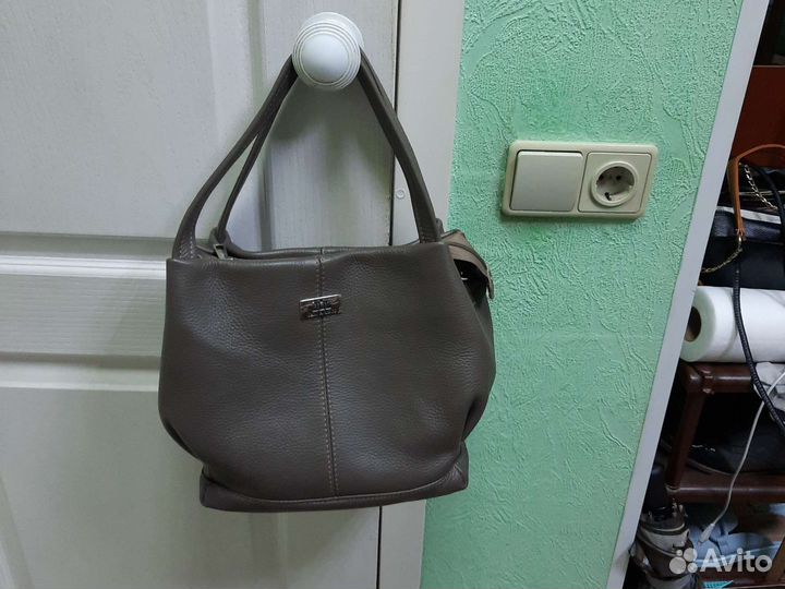 Сумка из натуральной кожи бу
