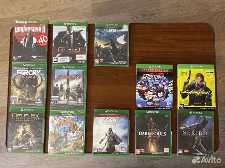 Диски для xbox one новые и б/у
