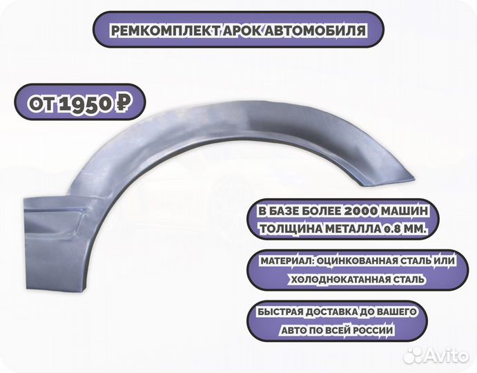 Ремонтные арки на машину