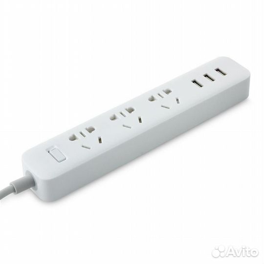 Xiaomi Mi Power Strip 3 розетки + 3 USB, белый CN