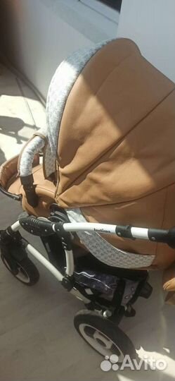 Детские коляски 2 в 1 эко кожа