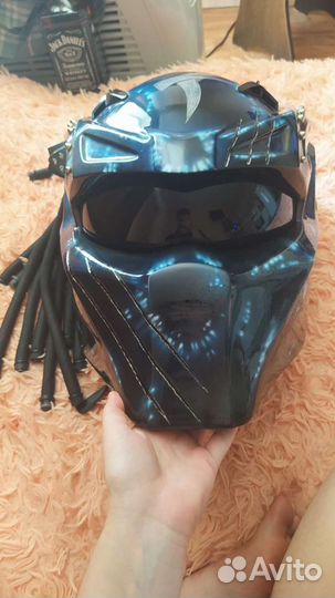 Мотошлем хищник