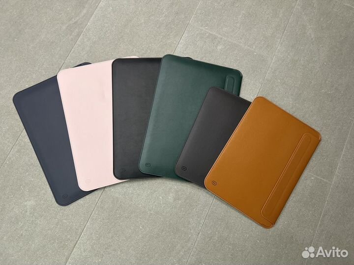 Чехол кожаный wiwu MacBook на разные модели
