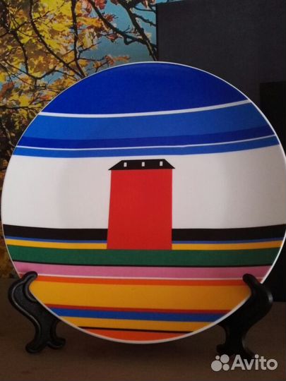 Казимир Малевич тарелка Красный дом 1932г