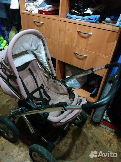 Коляска 2 в 1 i'coo Peak Air Safari Brown, от 0