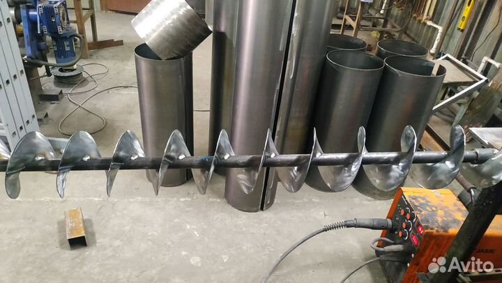 Изготовление шнеков-транспортёров