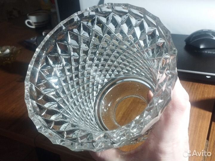 Плафон из хрусталя Винтаж