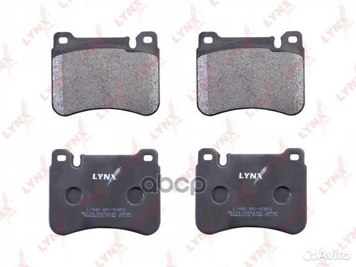 BD-5351 Колодки тормозные передние mercedes-BEN