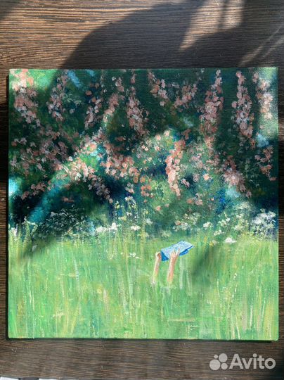 Картина акрилом на холсте