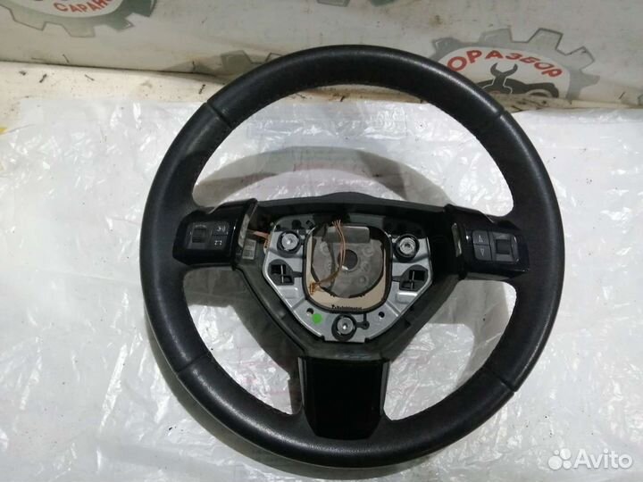 Кожаный руль Opel Astra H, мультируль
