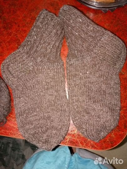 Носки вязаные ручной работы мужские