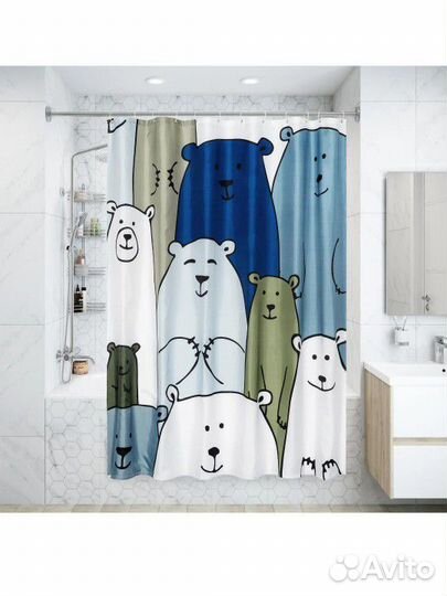 Штора для ванной Bear FX-2503