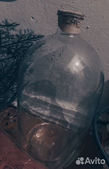 Бутылка стеклянная 10 литров