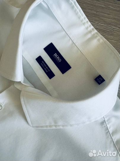 Рубашка белая Hugo Boss оригинал