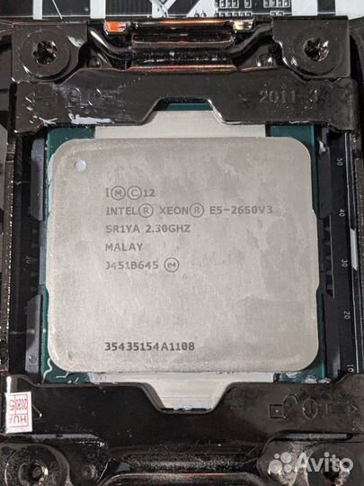 Мат. плата + процессор + память huananzhi x99 8m