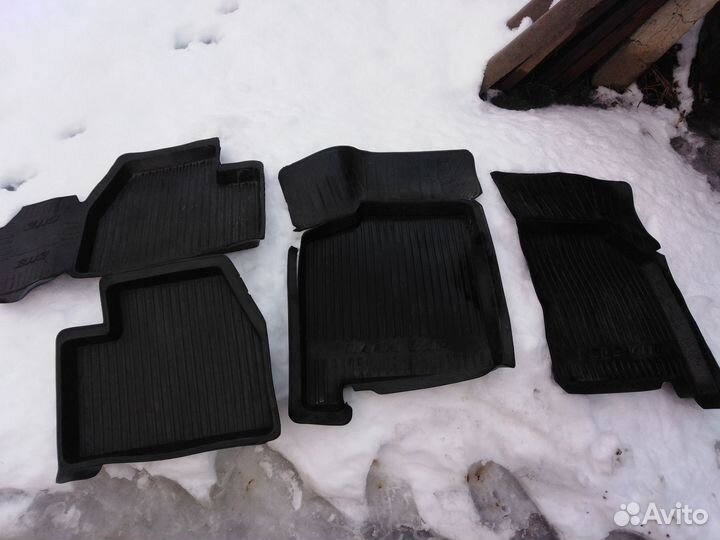 Коврики салона резиновые ваз 2110-12