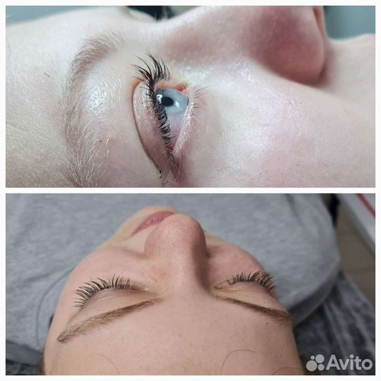 Ламинирование и ботокс ресниц оформление бровей