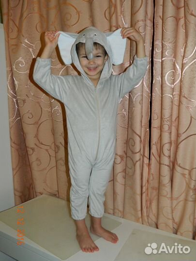 Костюмыдля праздников Слон и Тигр новые В упаковке