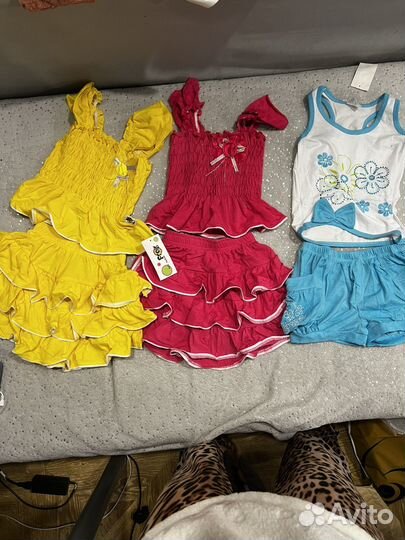 Пакет летней одежды для девочки 6 лет (116 )