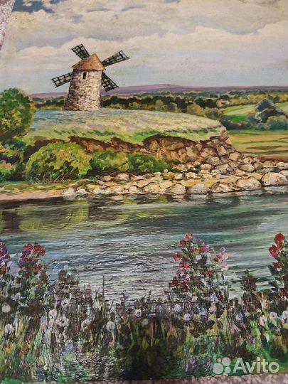 Картина маслом пейзаж