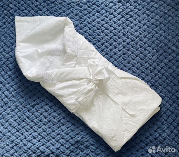 Конверт с одеялом на выписку новорожденного весна