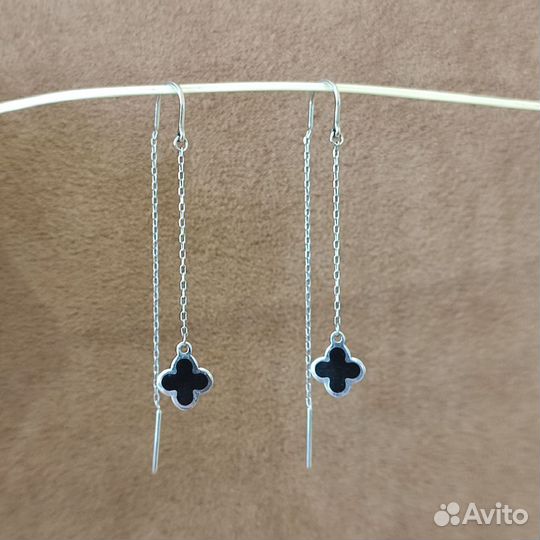 Серьги серебро