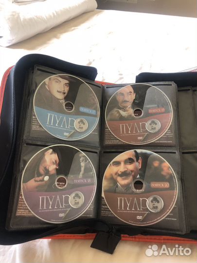 DVD диски с фильмами о Пуаро