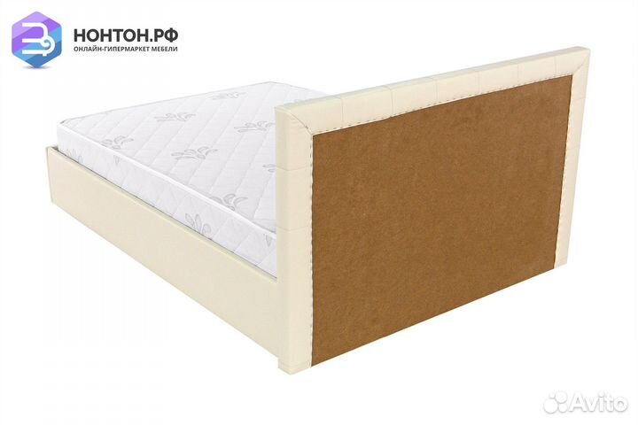 Кровать Люкс классика молочная