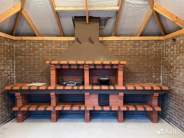 Модульная печь барбекю