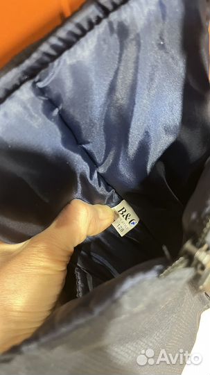 Утепленные брюки на лямках