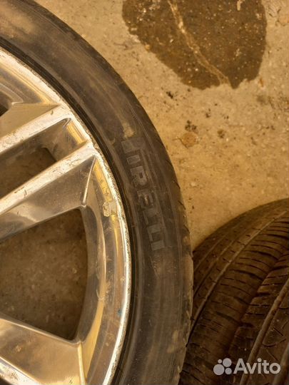 Комплект разношироких шин с дисками r19 mustang