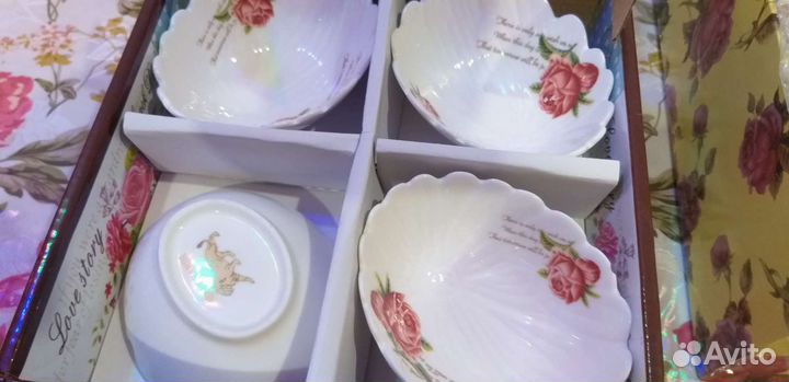 Набор посуды Корейская роза